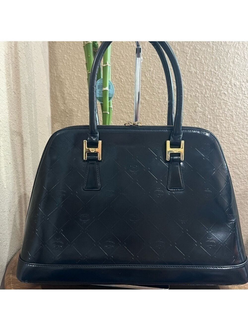 MCM BLACK HANDBAG - Picture 2 of 11